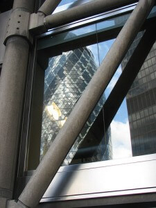 30 St. Marys Axe reflection Lauren Manning