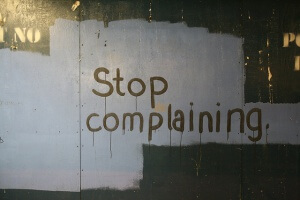 Creative Commons stop complaining wall by Alan Turkus_Flickr Creative Commons stop complaining wall by Alan Turkus_Flickr