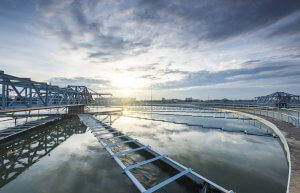 Water treatment plant at sunset_Image used under license from Shutterstock Water treatment plant at sunset_Image used under license from Shutterstock