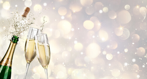 Champagne bottle and glasses_image used under licence from Shutterstock