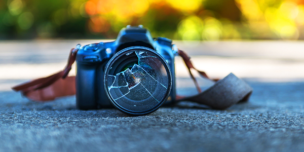 Photography equipment insurance pays for repairs or replacement if your camera's crocked.