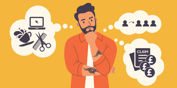 A man considers how employers liability insurance costs are calculated.